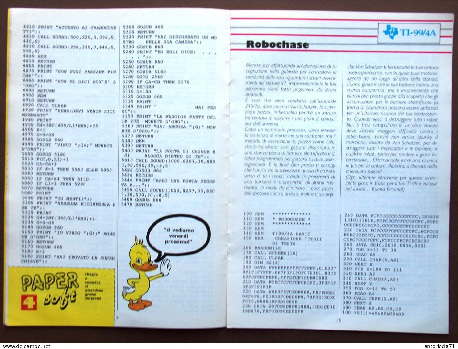 Rivista Paper Soft Del 6 Luglio 1984 Jackson Soft Software Su Carta Computer - Informatique