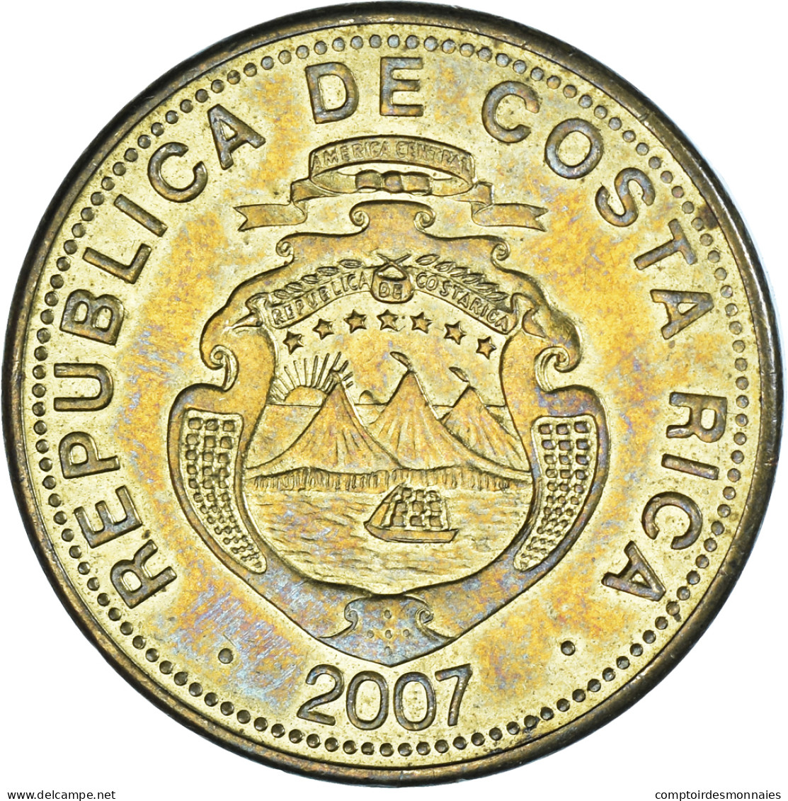 Monnaie, Costa Rica, 25 Colones, 2007 - Costa Rica