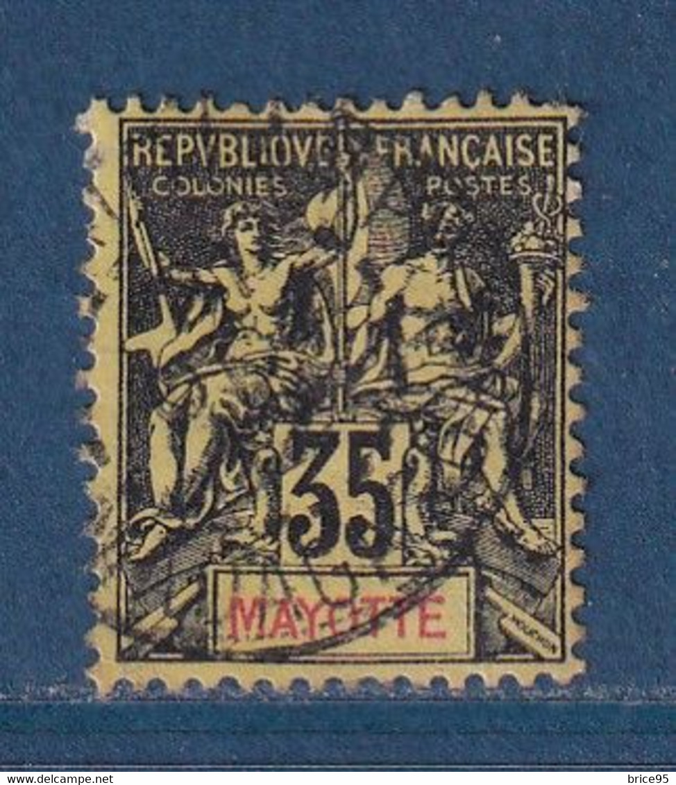 ⭐ Mayotte - YT N° 18 - Oblitéré - 1900 à 1907 ⭐ - Used Stamps