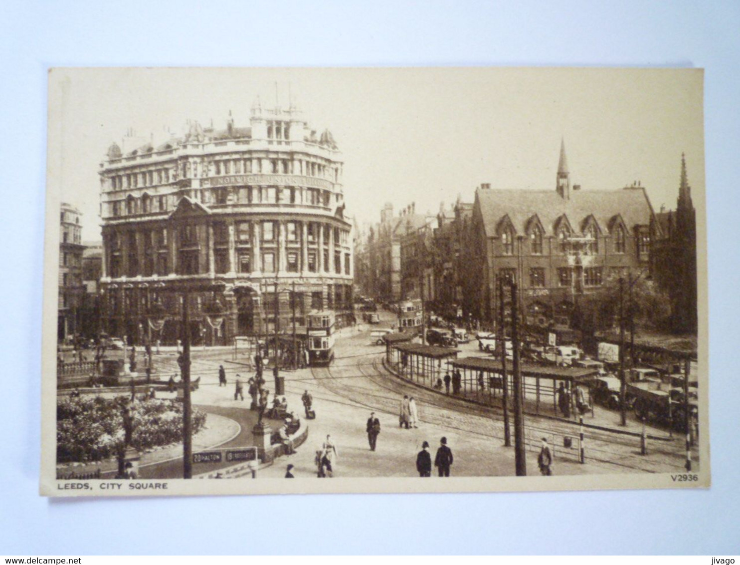 2022 - 4615  LEEDS  :  CITY SQUARE   1951   XXX - Leeds