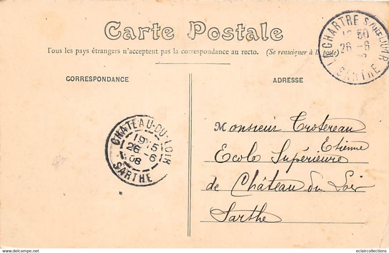 La Chartre Sur Le Loir      72        Rue Nationales.   Commerces   ( Voir Scan ) - Other & Unclassified