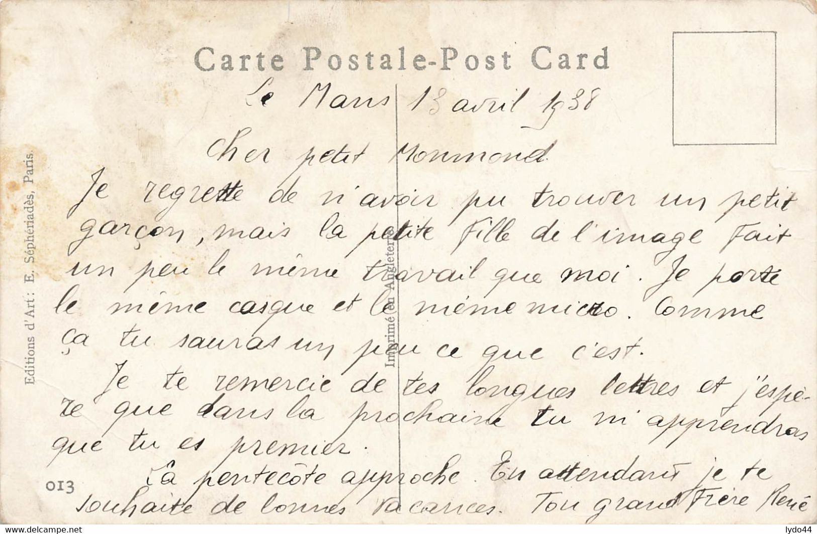 Vera PATERSON ,  Tout Le Monde Me Parle,  Mais Je Préfèrerais Que Ce Soit Vous !  Standard Téléphonique - Paterson