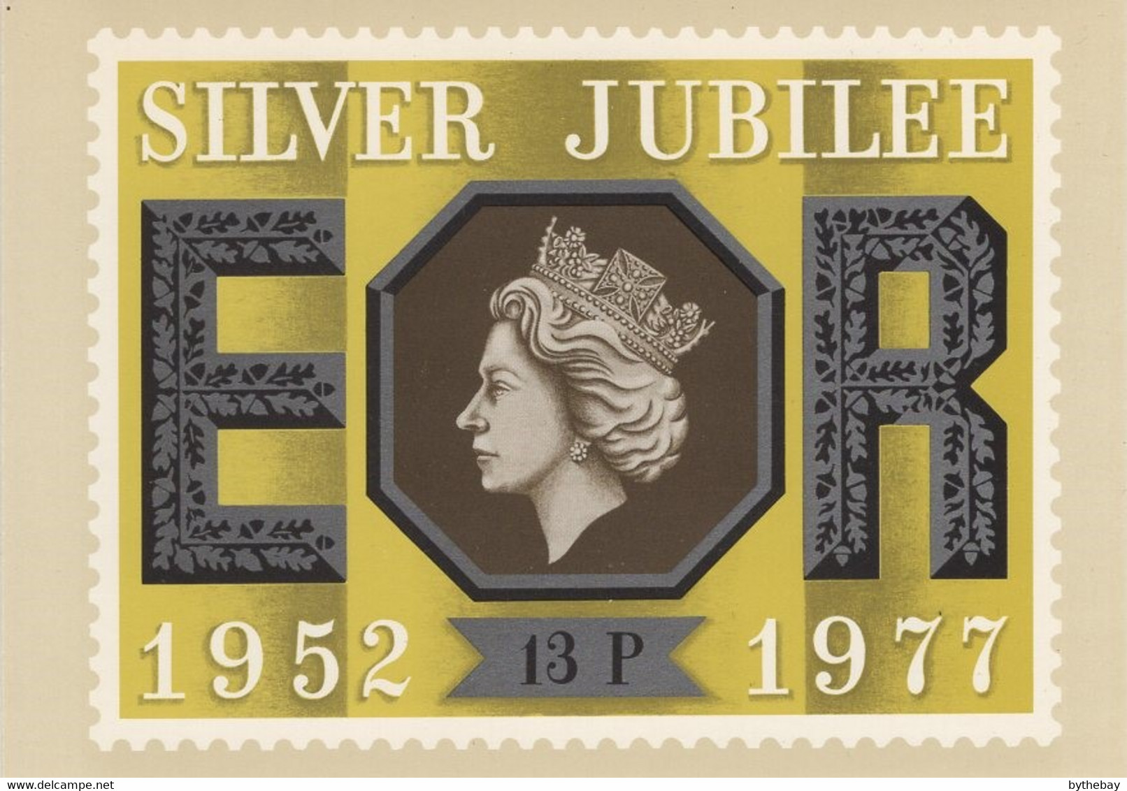 Great Britain 1977 PHQ Card Sc 814 13p Silver Jubilee - PHQ Cards