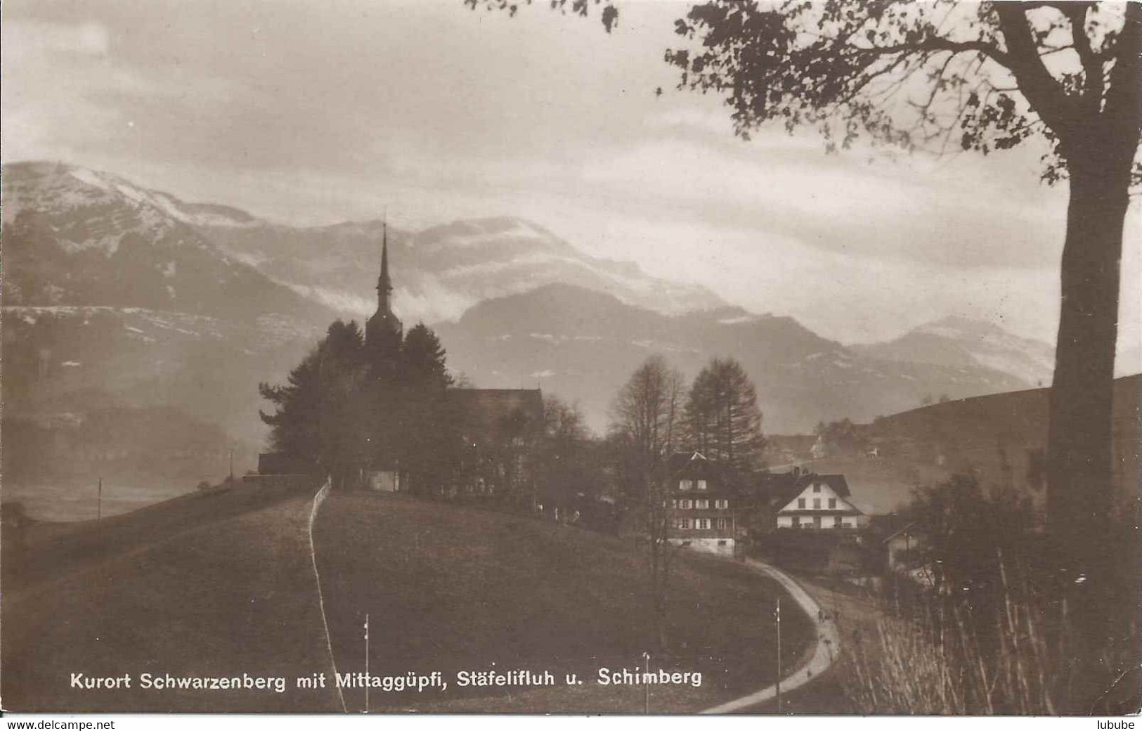 Schwarzenberg - Kurort Mit Mittaggüpfi, Stäfelifluh U. Schimberg      Ca. 1920 - Schwarzenberg