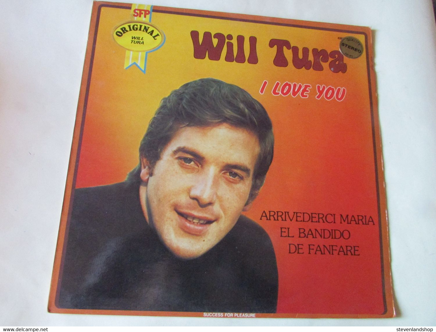 WILL TURA, I LOVE YOU, LP - Other - Dutch Music