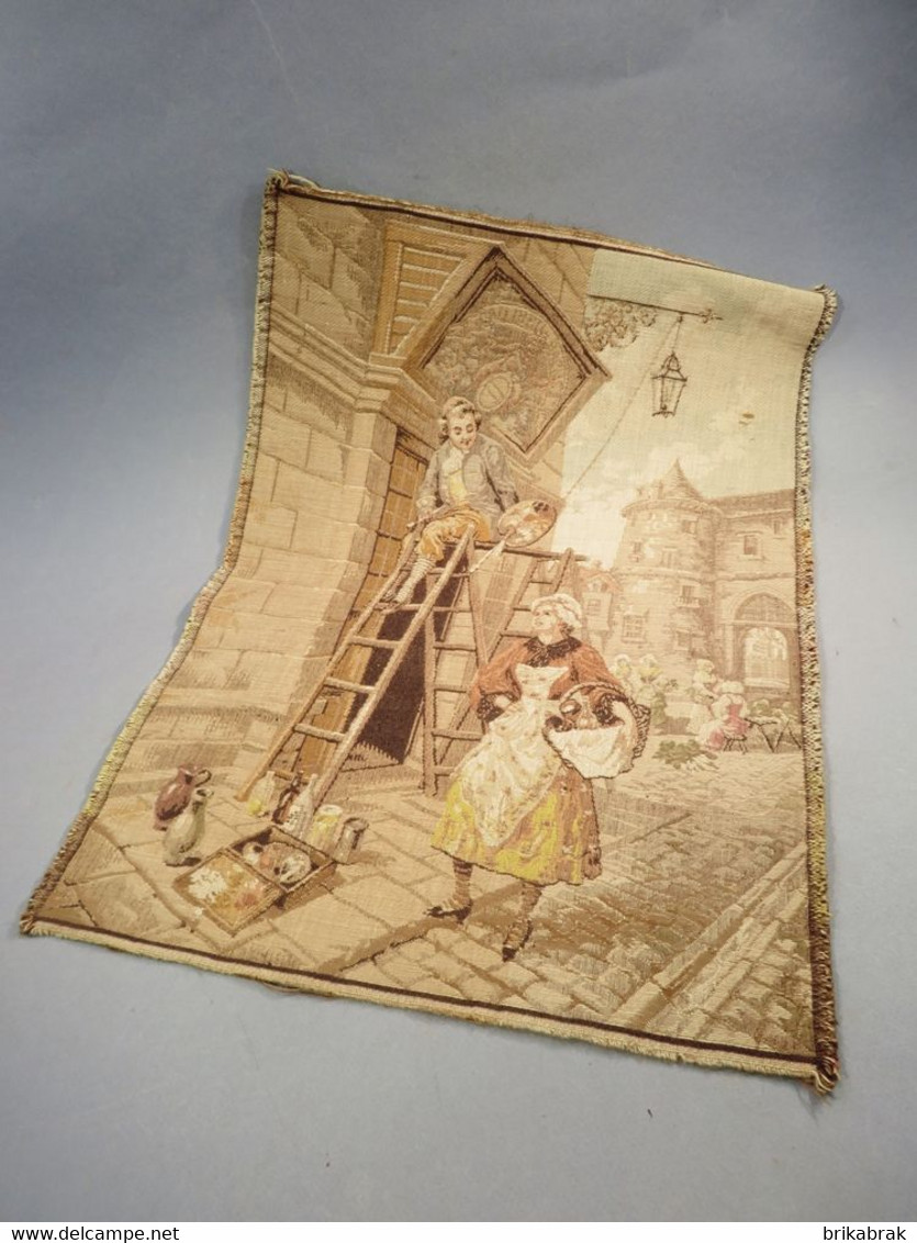 + TAPISSERIE MECANIQUE DES ANNEES 40'S @ Décoration Tableau Broderie - Teppiche & Wandteppiche