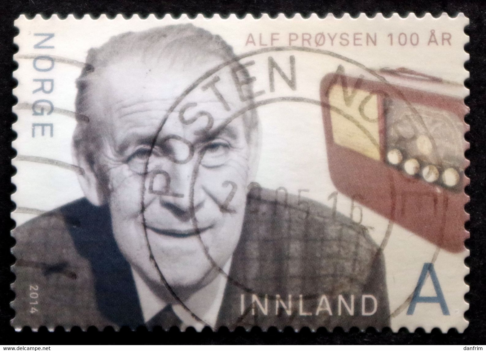 Norway 2014    ALF PROYSEN, WRITER  MiNr.1860  ( Lot  G 2291 ) - Used Stamps