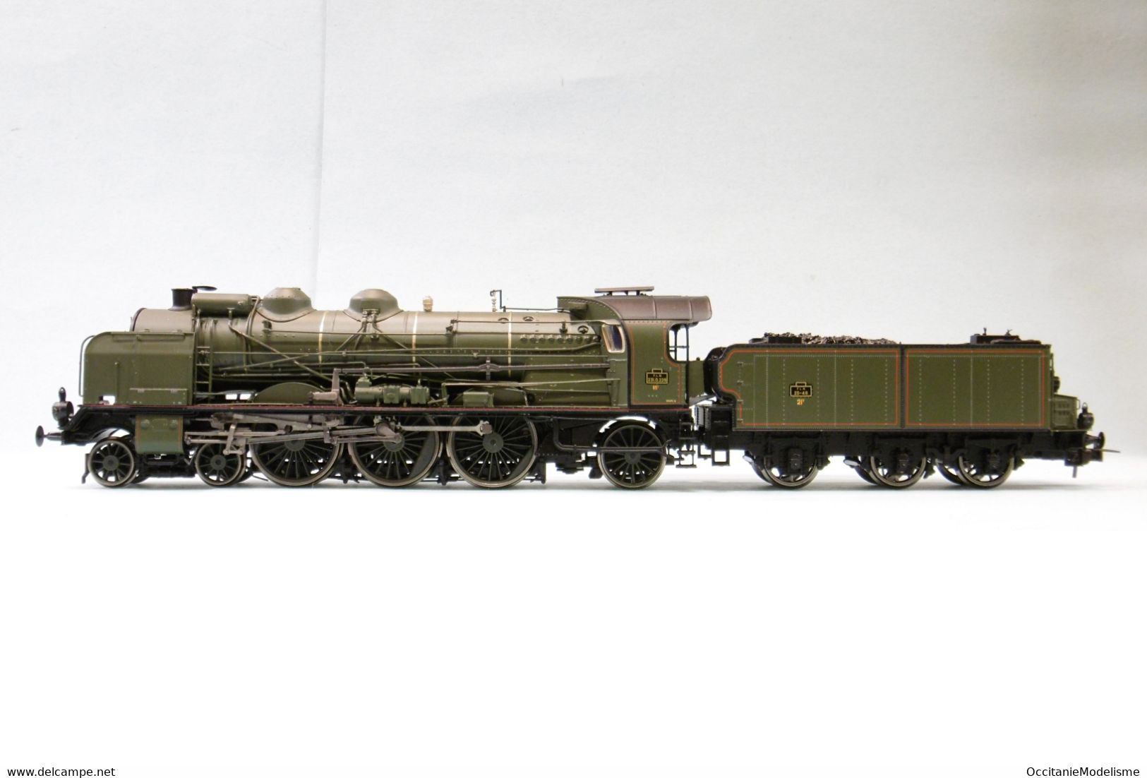 REE - Locomotive vapeur PACIFIC 231 D 229 Lyon PLM ép. II Digital DCC Sound réf. MB-138 S Neuf NBO HO 1/87