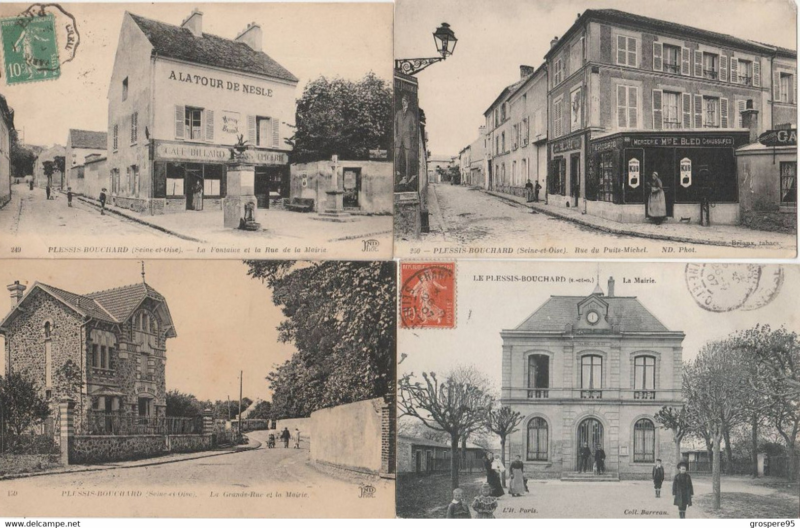 LE PLESSIS BOUCHARD LOT 12 CARTES CPM CPSM CPA - Le Plessis Bouchard