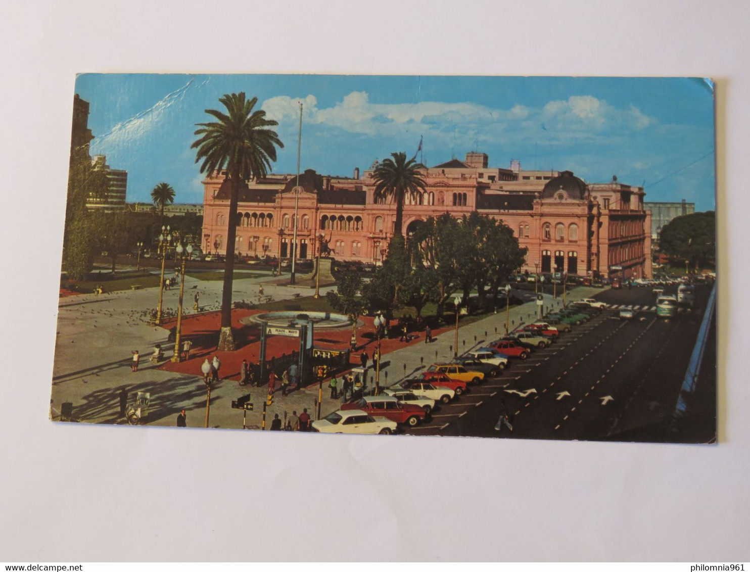 ARGENTINA POSTCARD TO ITALY 1978 - Used Stamps