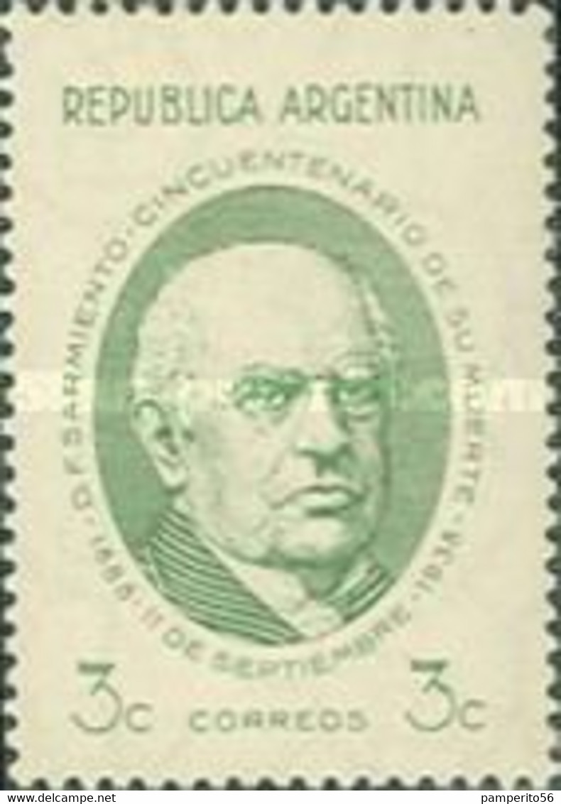 ARGENTINA - AÑO 1938 -  50º Aniversario De La Muerte Del Presidente Faustino Sarmiento, 1.811 - 1.888 - Unused Stamps