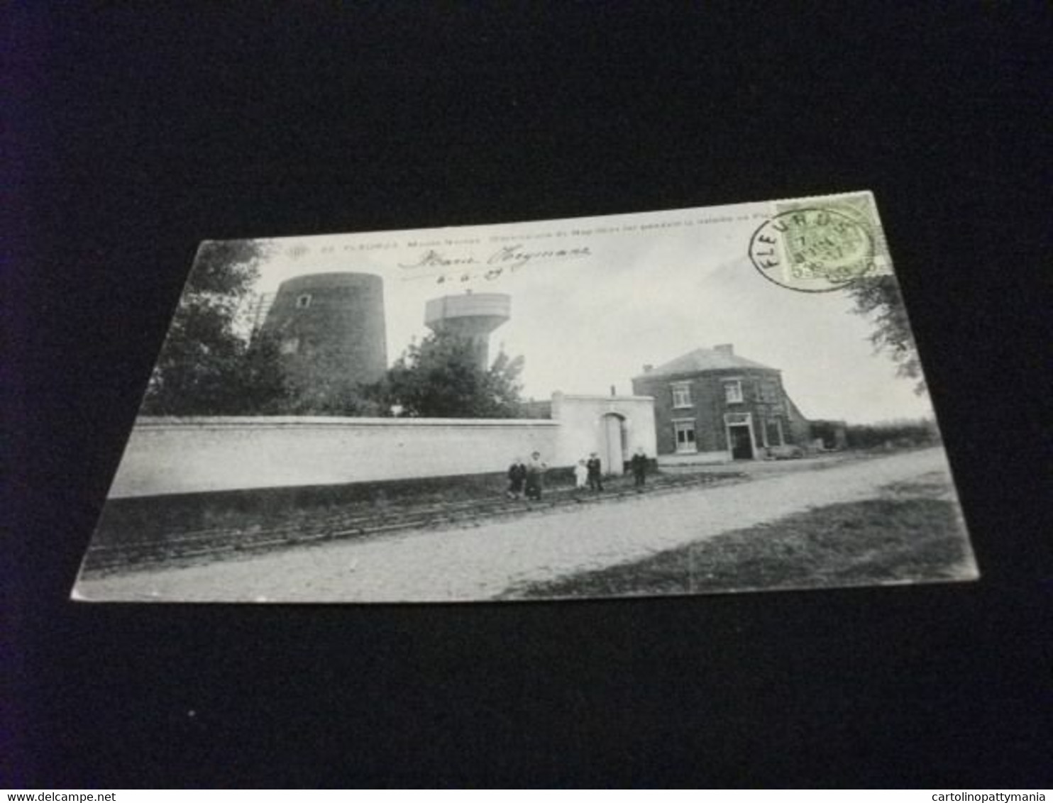 BELGIO FLEURUS MOULIN NAVEAU OBSERVATOIRE DE NAPOLEON LER PENDANT LA  BATAILLE AE Fleetwood 1909 - Fleurus