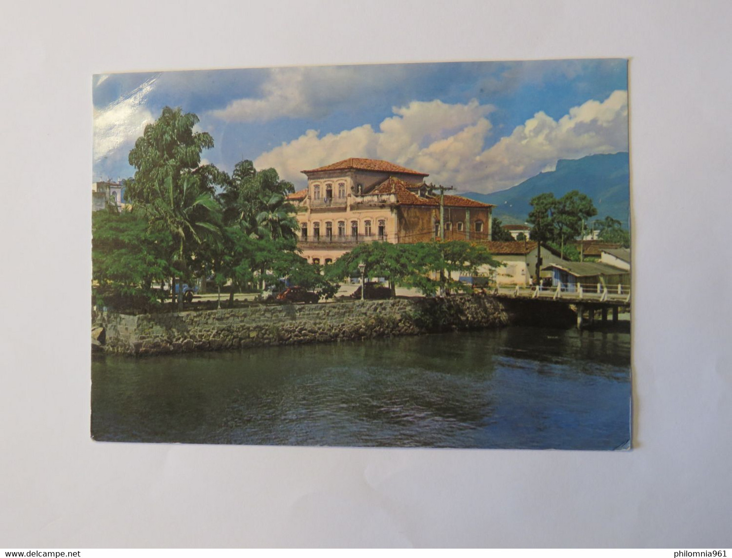 BRAZIL POSTCARD TO ITALY 1992 - Usati