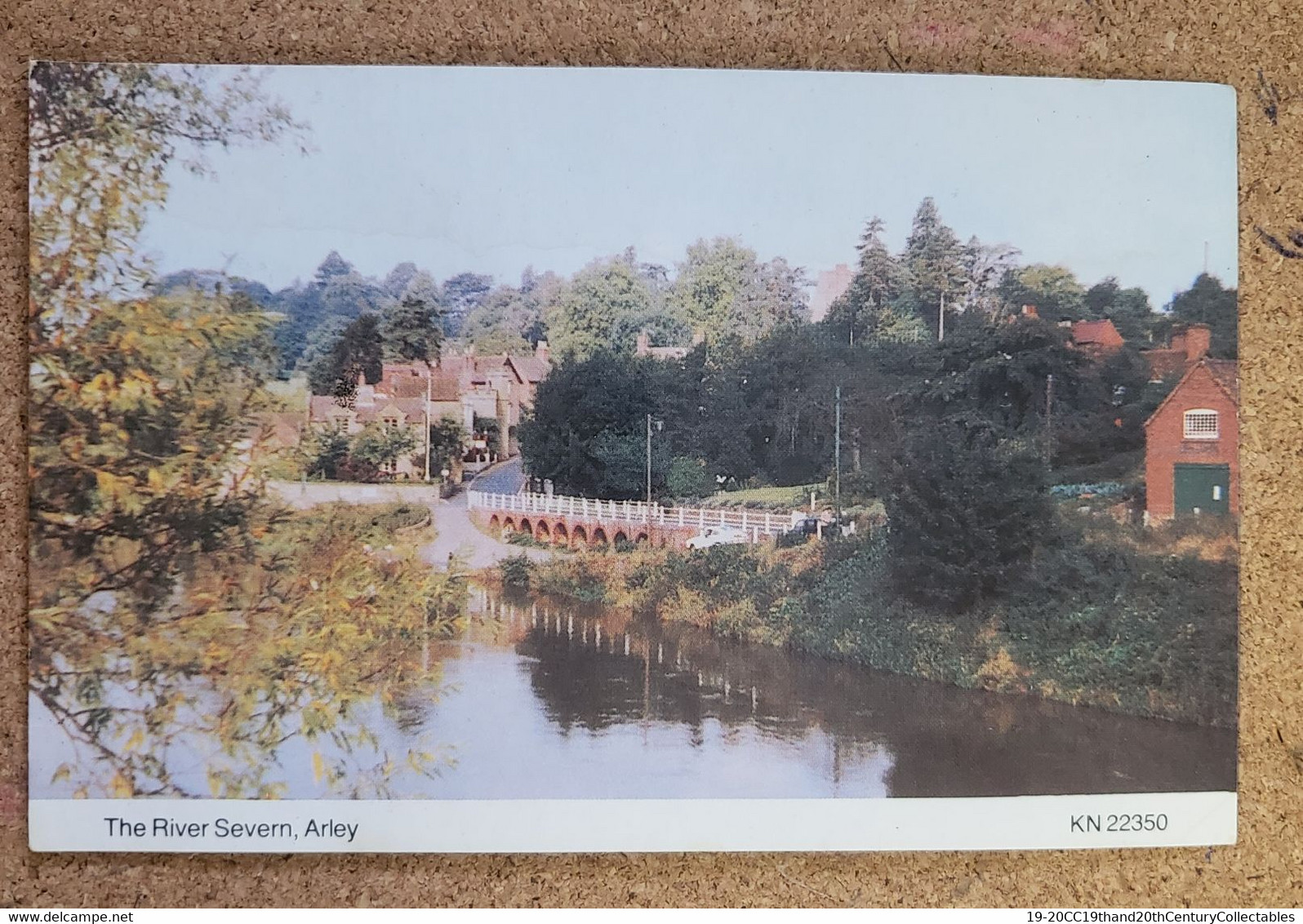 2 UNUSED  CARDS - A PRETTY  ONE OF THE RIVER SEVERN AT ARLEY, WORC'S AND  A MULTI PIC, B & W ONE OF FEATURES IN WORCESTE - Exeter