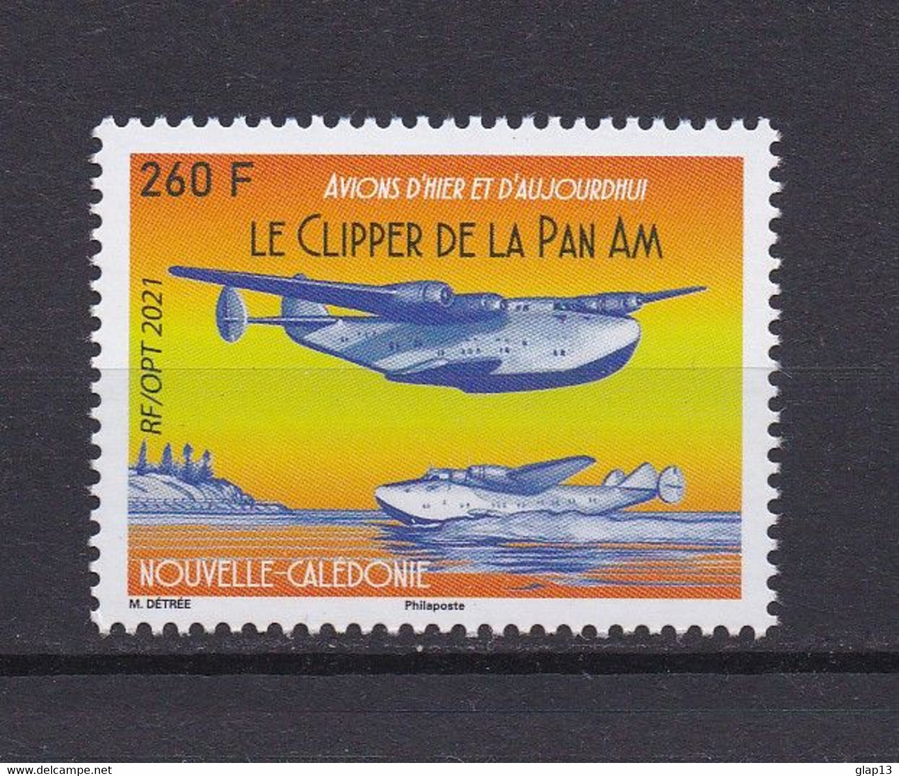 NOUVELLE CALEDONIE 2021 TIMBRE N°1413 NEUF** AVIONS - Unused Stamps