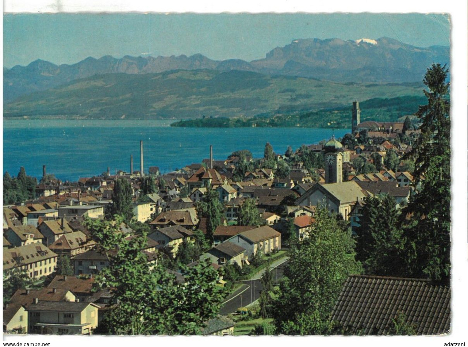 BR2037 Svizzera Thalwil Mit Glärnisch Viaggiata 1965 Verso Milano - Thalwil