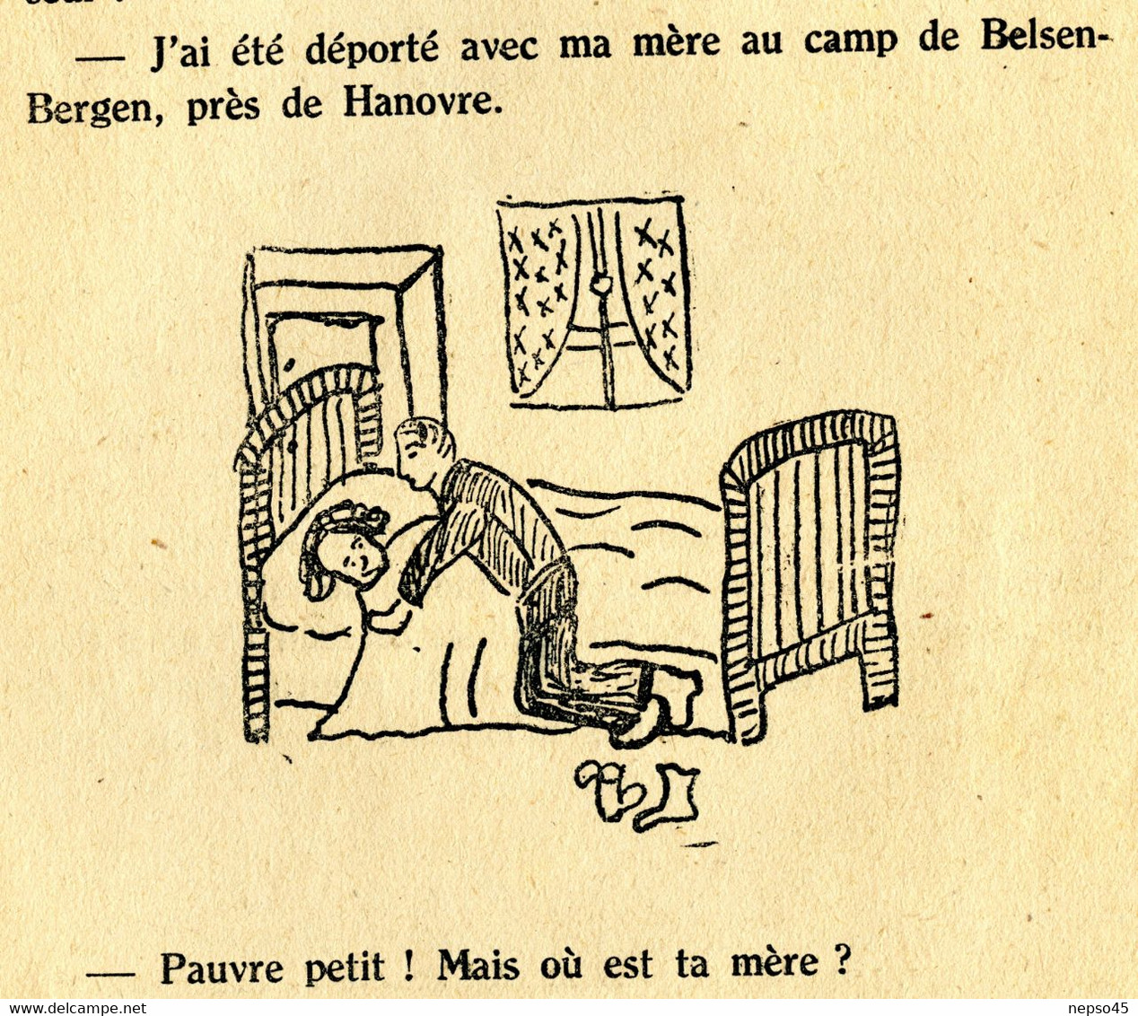 enfantines.maison d'enfants de fusillés et déportés de Ville-d'-Avray Seine et Oise. DÉPORTÉ ! dessins d'élèves.1946.