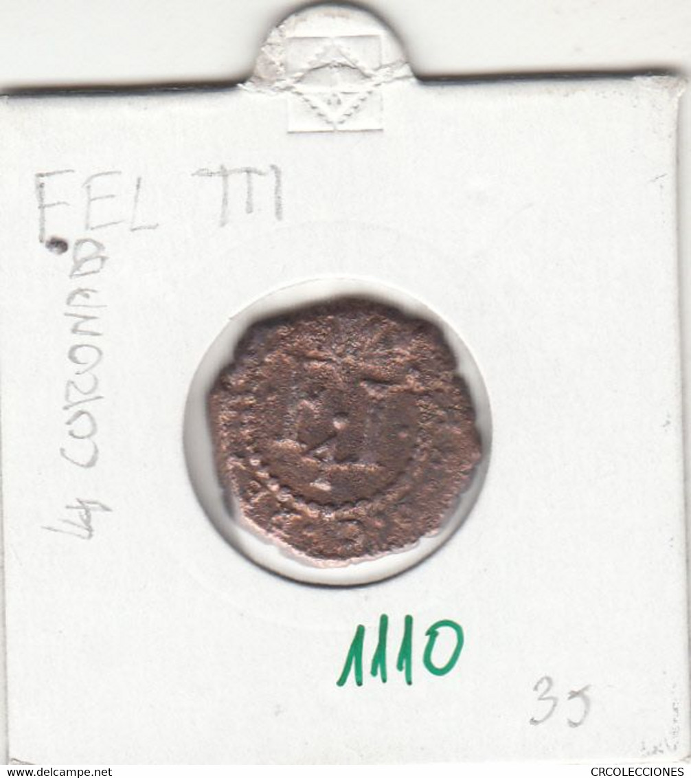 CRE1110 MONEDA ESPAÑA FELIPE III 4 CORONADO - Monnaies Provinciales