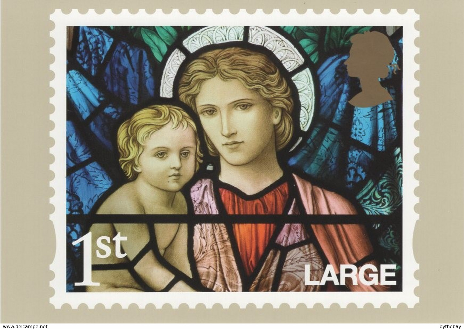 Great Britain 2009 PHQ Card Sc 2716e 1st Large Madonna And Child - Cartes PHQ