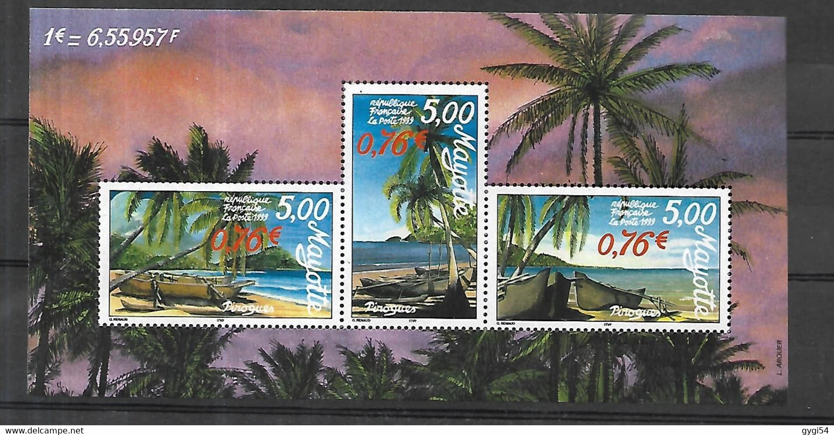 MAYOTTE  1999  BLOC Cat Yt N° 2  N** MNH - Blocks & Sheetlets