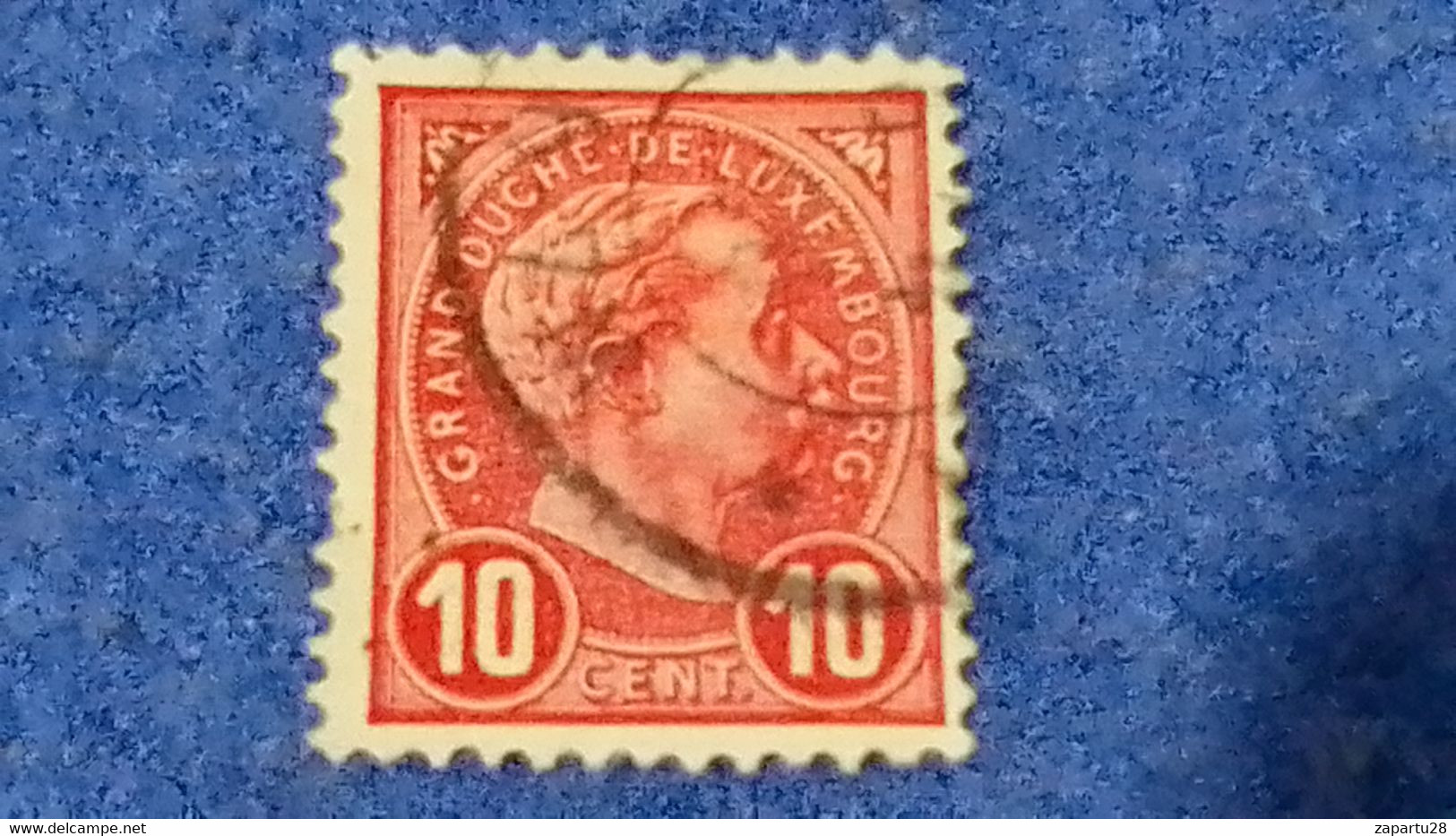 LÜKSEMBURG-1852-1916- GRAND DÜKE ADOLF 10C.DAMGALI - 1895 Adolphe Profil