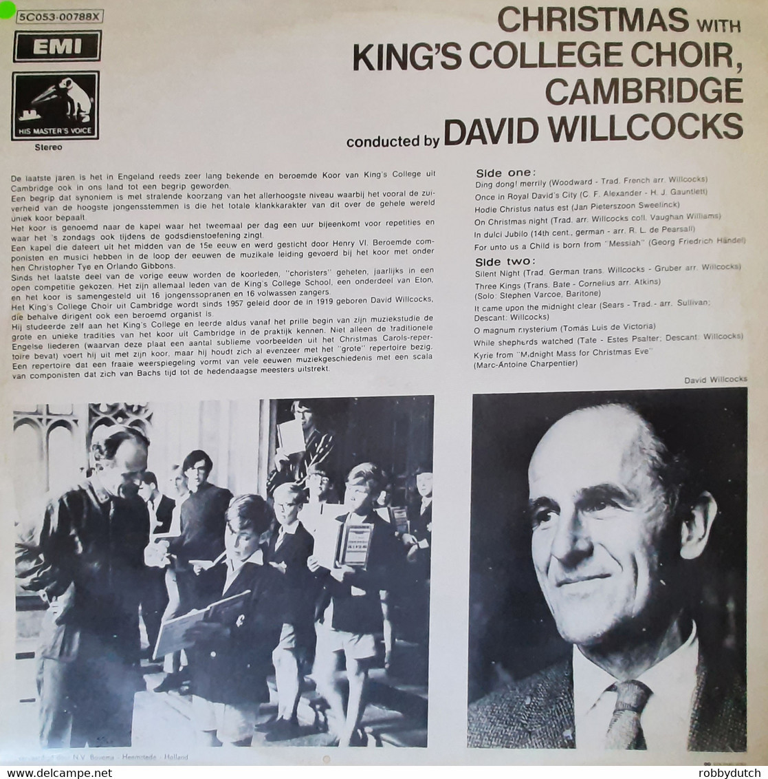 * LP *  CHRISTMAS WITH KING' S COLLEGE CHOIR, Cambridge (Holland 1976 EX-!!) - Chants De Noel