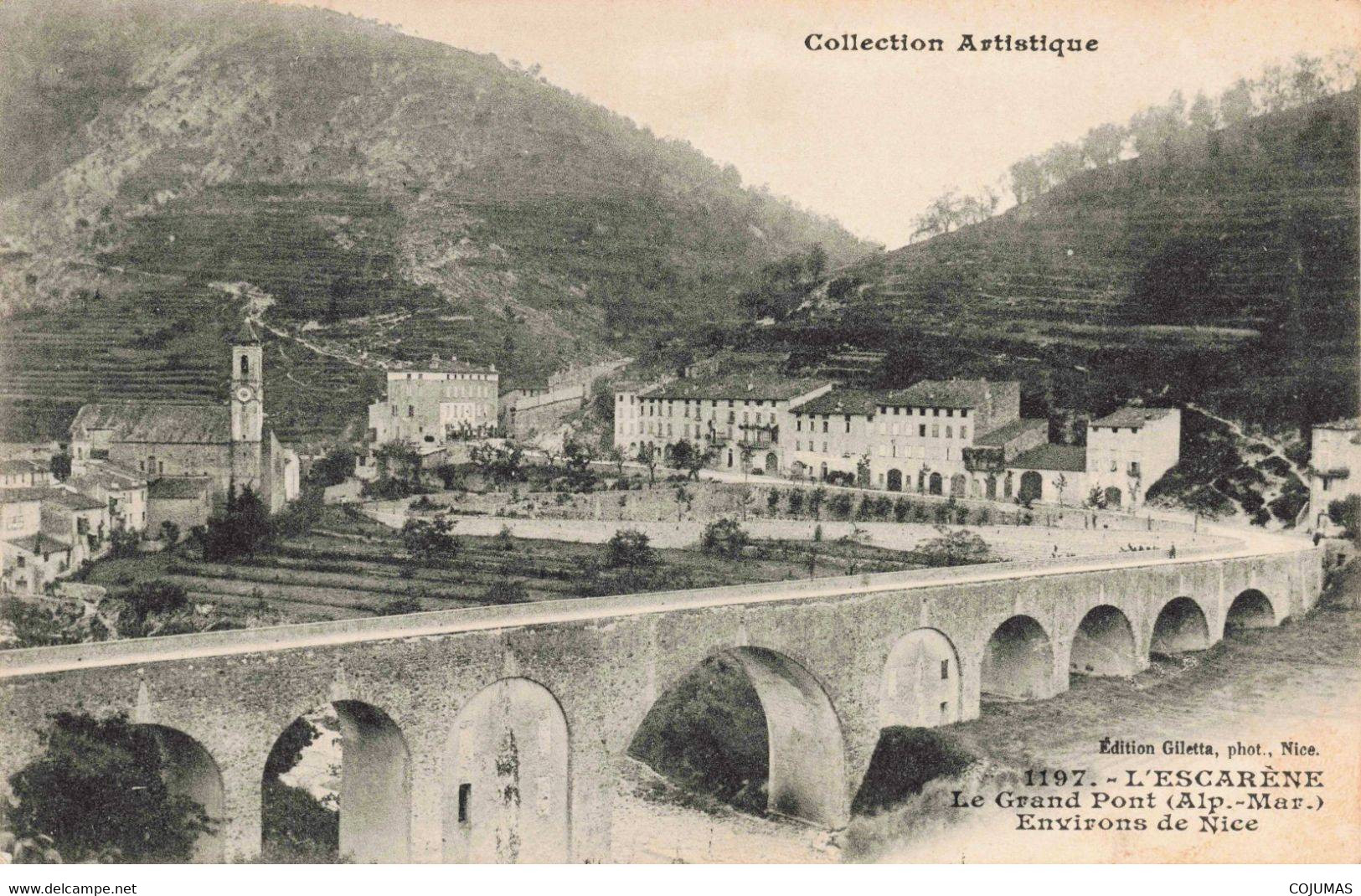 06 - L ESCARENE - S00591 - Le Grand Pont - Environs De Nice - Collection Artistique - Gilletta - L1 - L'Escarène