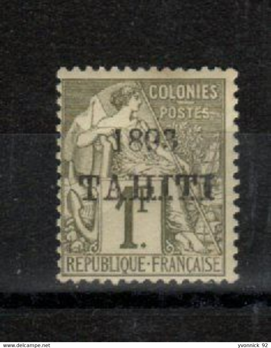 Tahiti _ (1893 ) -  1 F Vert - N°30 - Unused Stamps