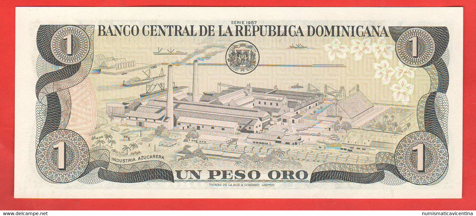 Domenicana Republica 1 Peso Oro 1987 Duarte - Dominikanische Rep.