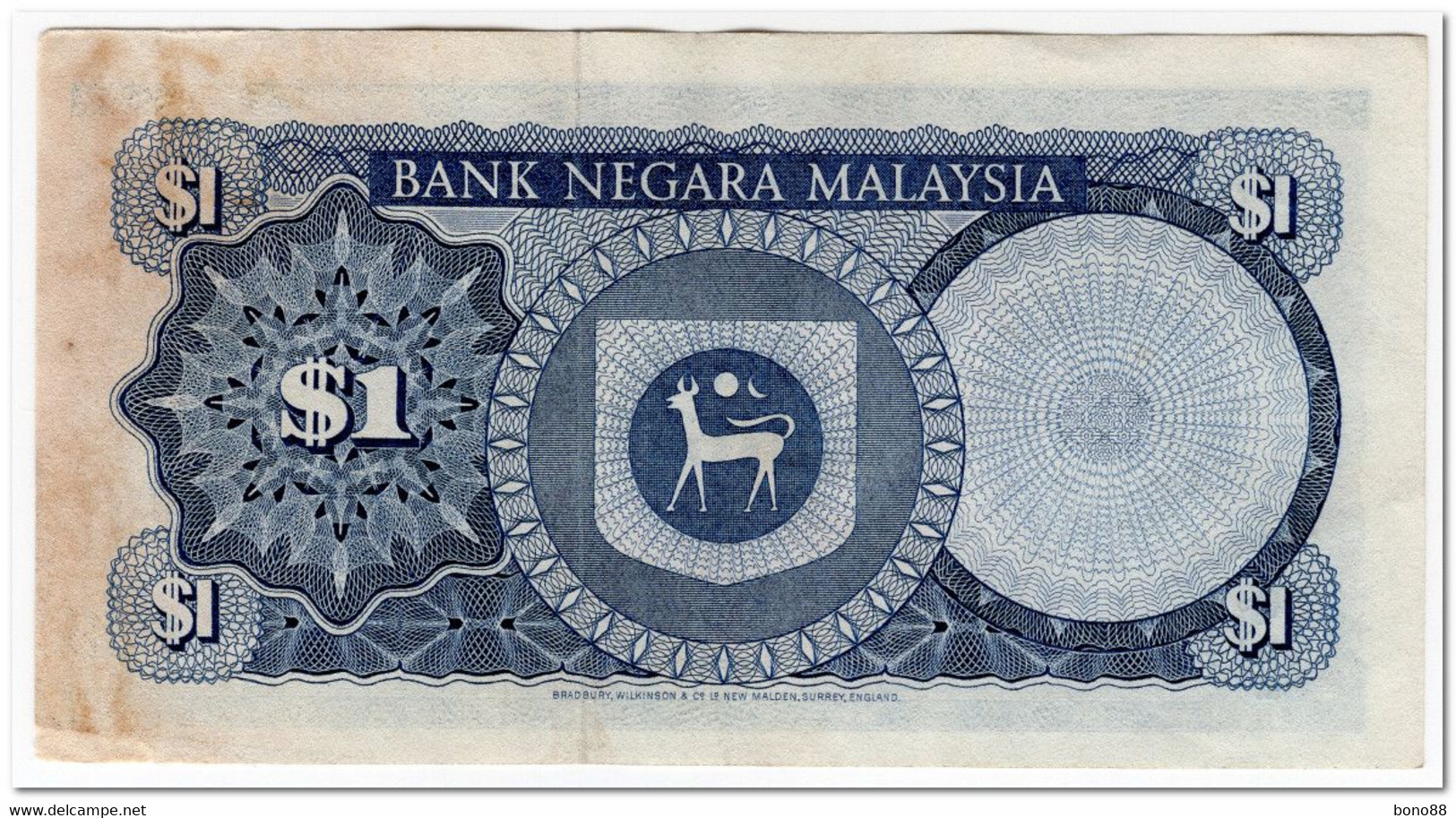 MALAYSIA,1 RINGGIT,1972-76,P.7,VF-XF - Maleisië