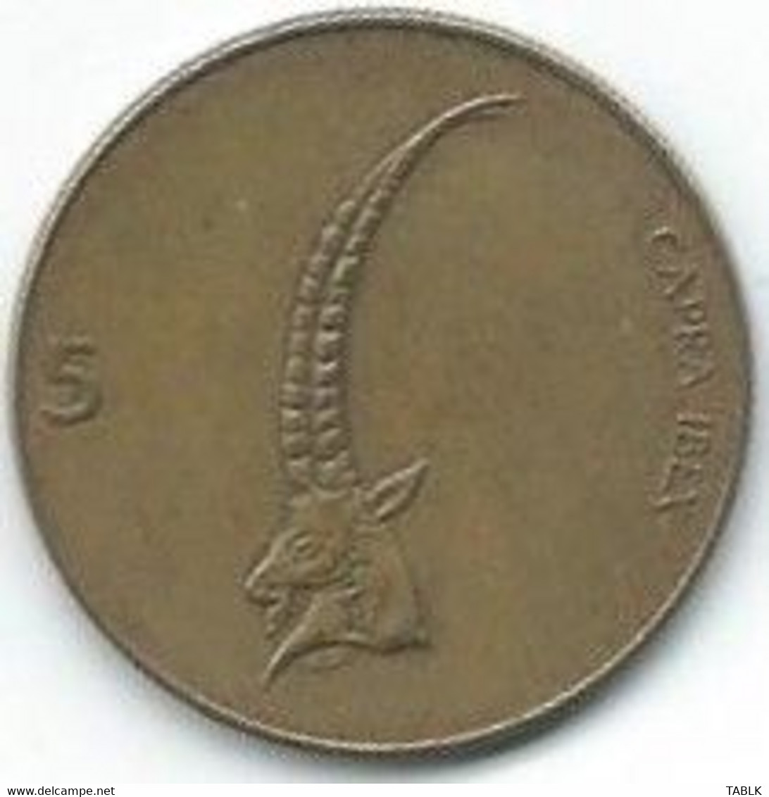 MM633 - SLOVENIË - SLOVENIA - 5 TOLARJEV 1993 - Slovenia