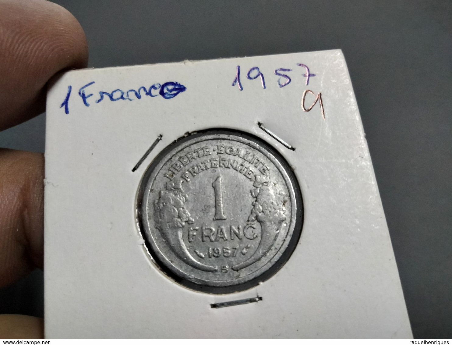 FRANCE 1 FRANC 1957B KM# 885a.2 (G#34-09) - 1 Franc