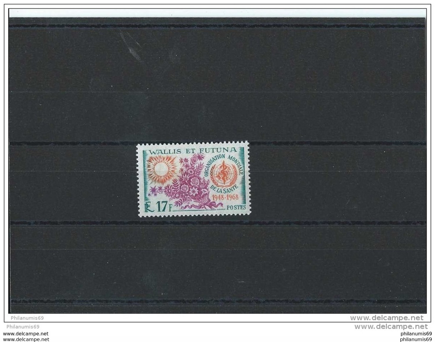 WALLIS ET FUTUNA 1968 - YT N° 172 NEUF SANS CHARNIERE ** (MNH) GOMME D'ORIGINE LUXE - Unused Stamps