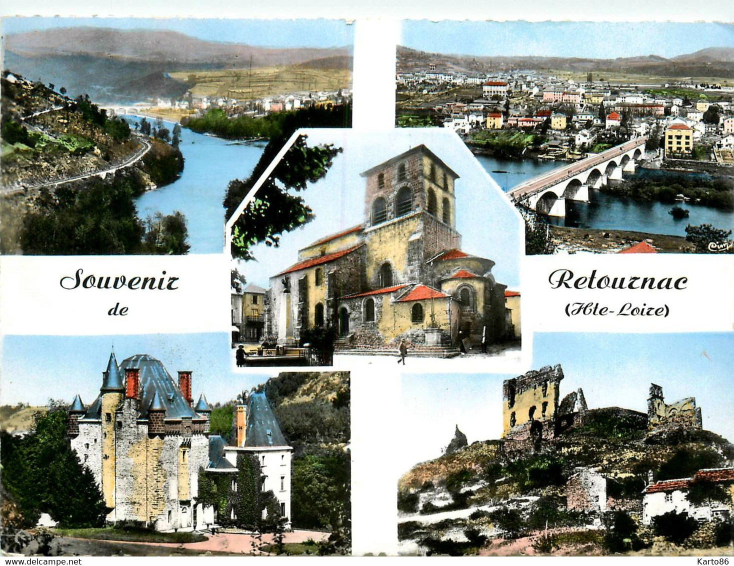 Retournac * Souvenir Du Village * Cp 5 Vues - Retournac