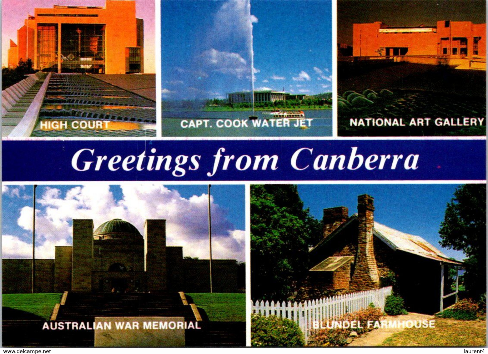 (1 N 10) Austalia - ACT - Greetings From Canberra - Canberra (ACT)