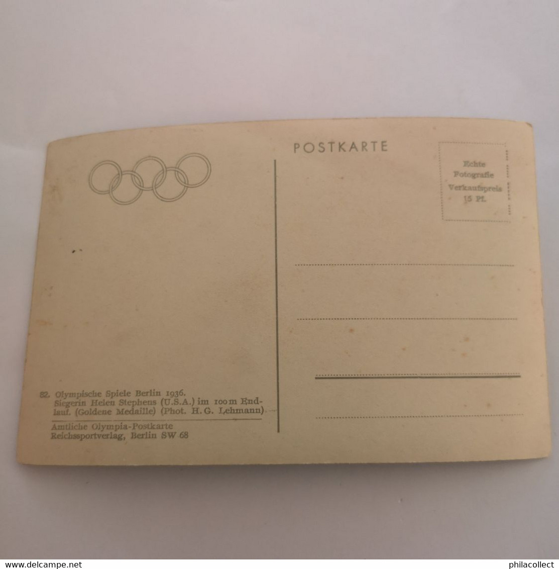 Olympics - Jeux Olympiques 1936 Berlin  // Helen Stephens 19?? - Olympische Spiele