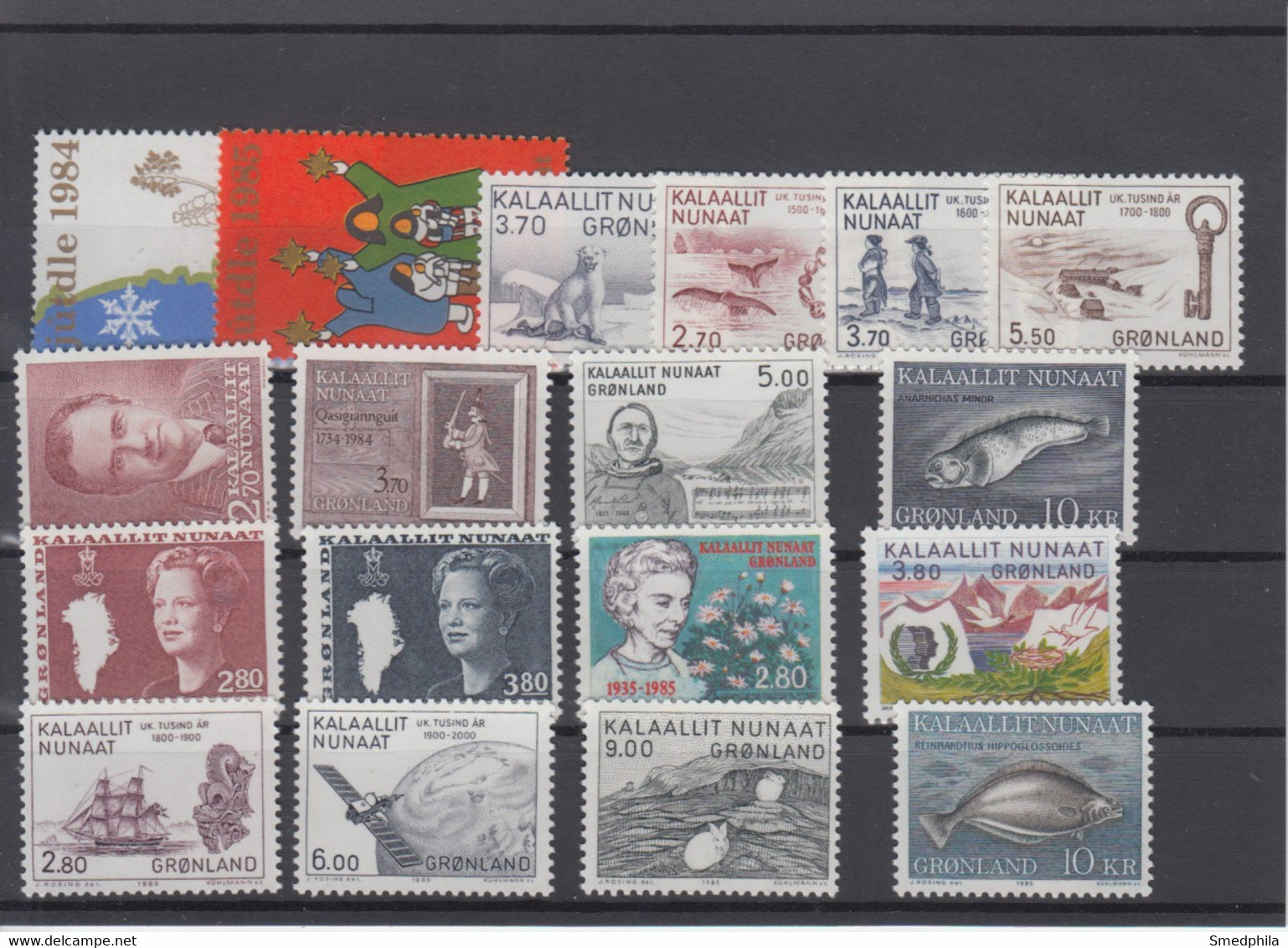 Greenland 1984-1985 - Full Years MNH ** - Annate Complete