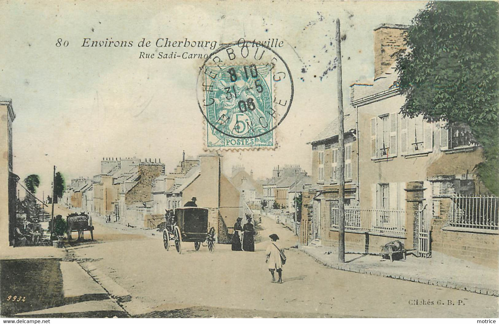 OCTEVILLE - Environs De Cherbourg, Rue Sadi-Carnot. - Octeville