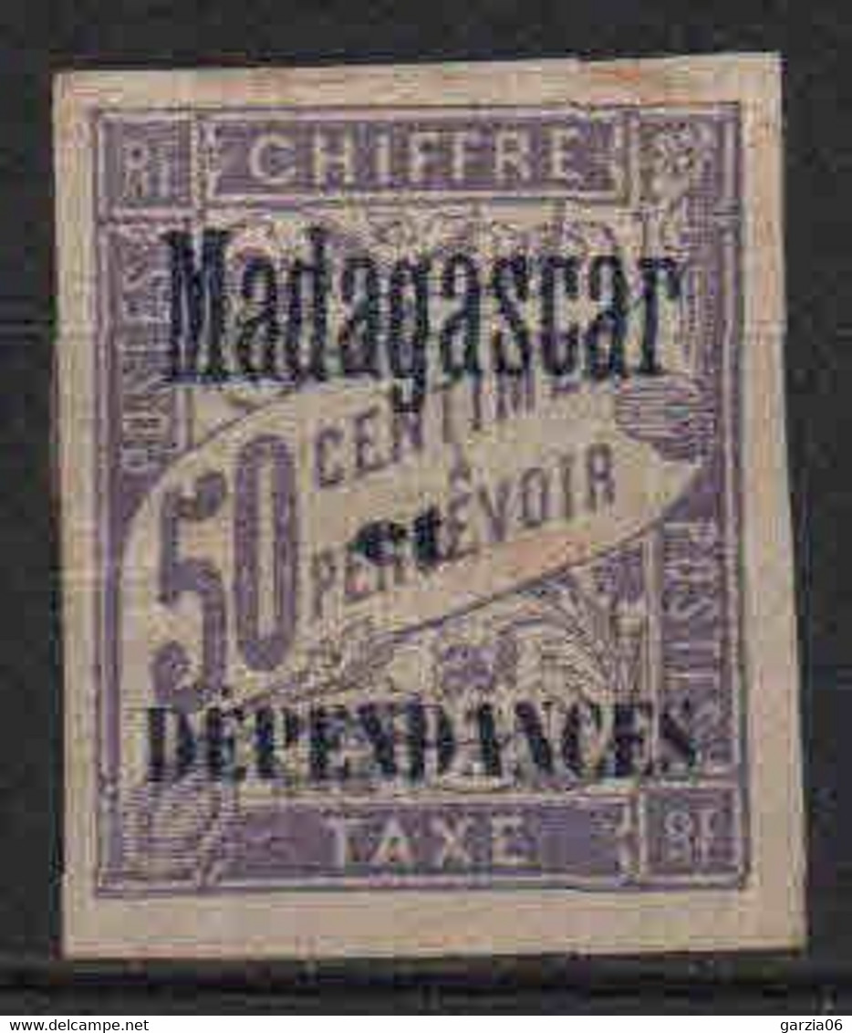 Madagascar  - 1896 -Tb Taxe Des Colonies Surch  -   N° 6 - Neufs * - MLH - Timbres-taxe