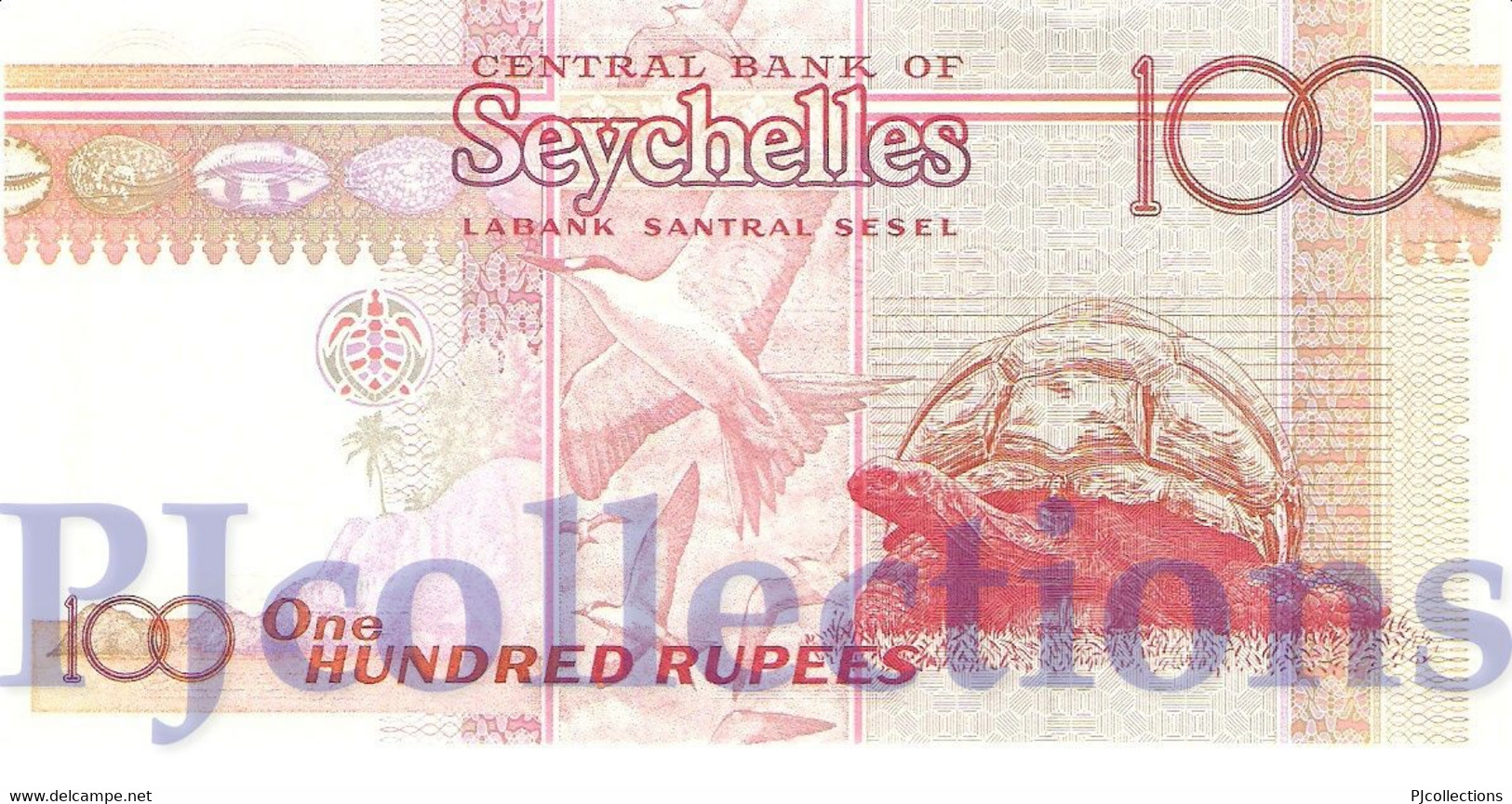 SEYCHELLES 100 RUPEES 2001 PICK 40a UNC - Seychellen