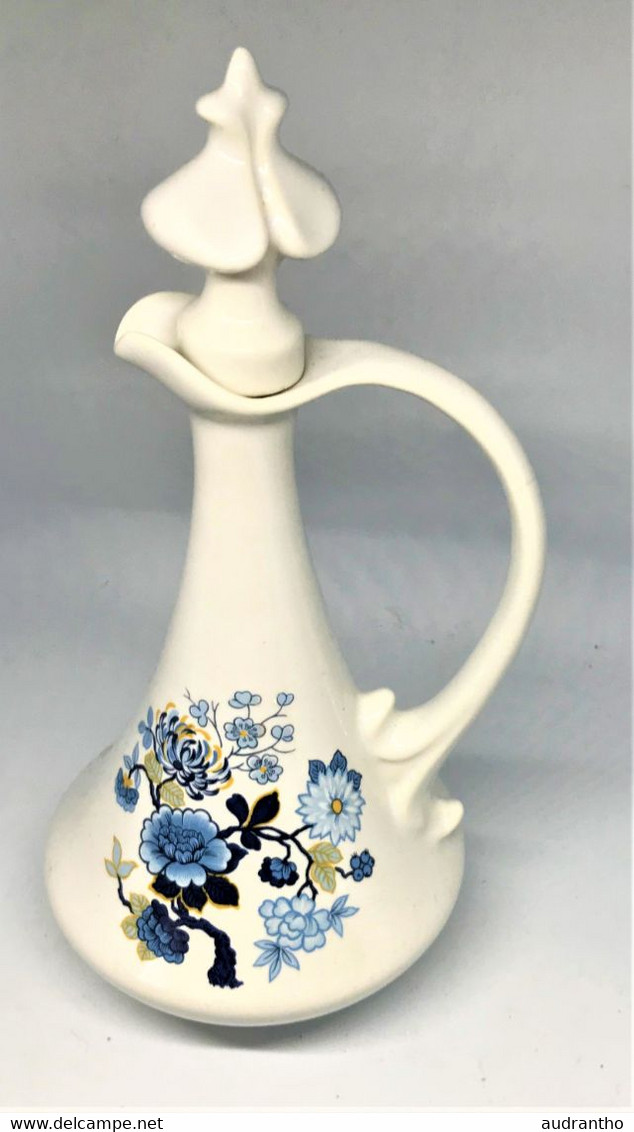 Rare Superbe Ancien Pot Carafe à Pharmacie GIFFARD Avec Anse Et Bouchon - Jugs