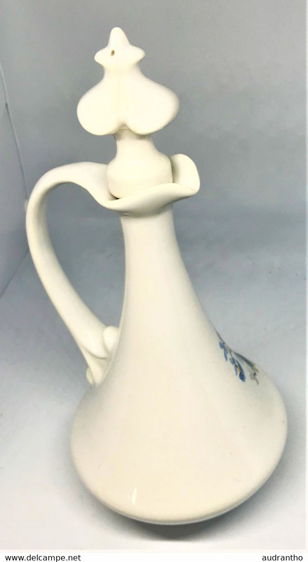 Rare Superbe Ancien Pot Carafe à Pharmacie GIFFARD Avec Anse Et Bouchon - Jugs