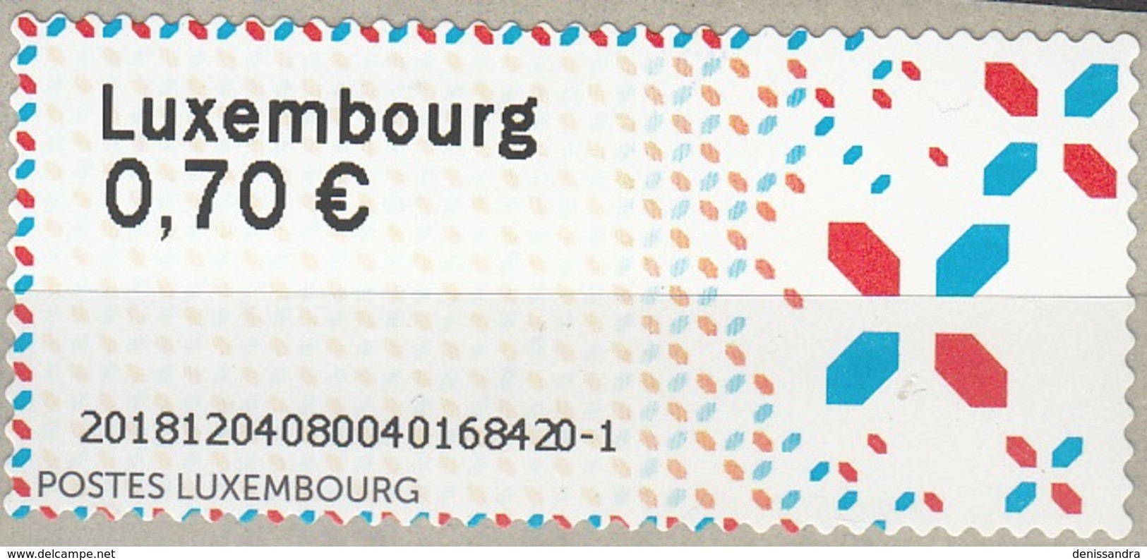 Luxembourg 2018 ATM Logo Visitez Le Luxembourg Neuf ** - Postage Labels