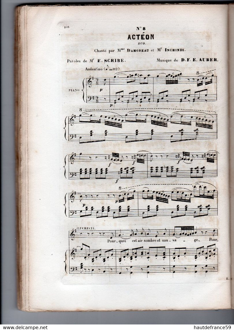 RECUEIL Répertoire Partitions 1908 Paroles & Musique , 216 Pages  - CHANTEUR DUOS SOPRANO & BASSE édit Brandus & Dufour - Choral