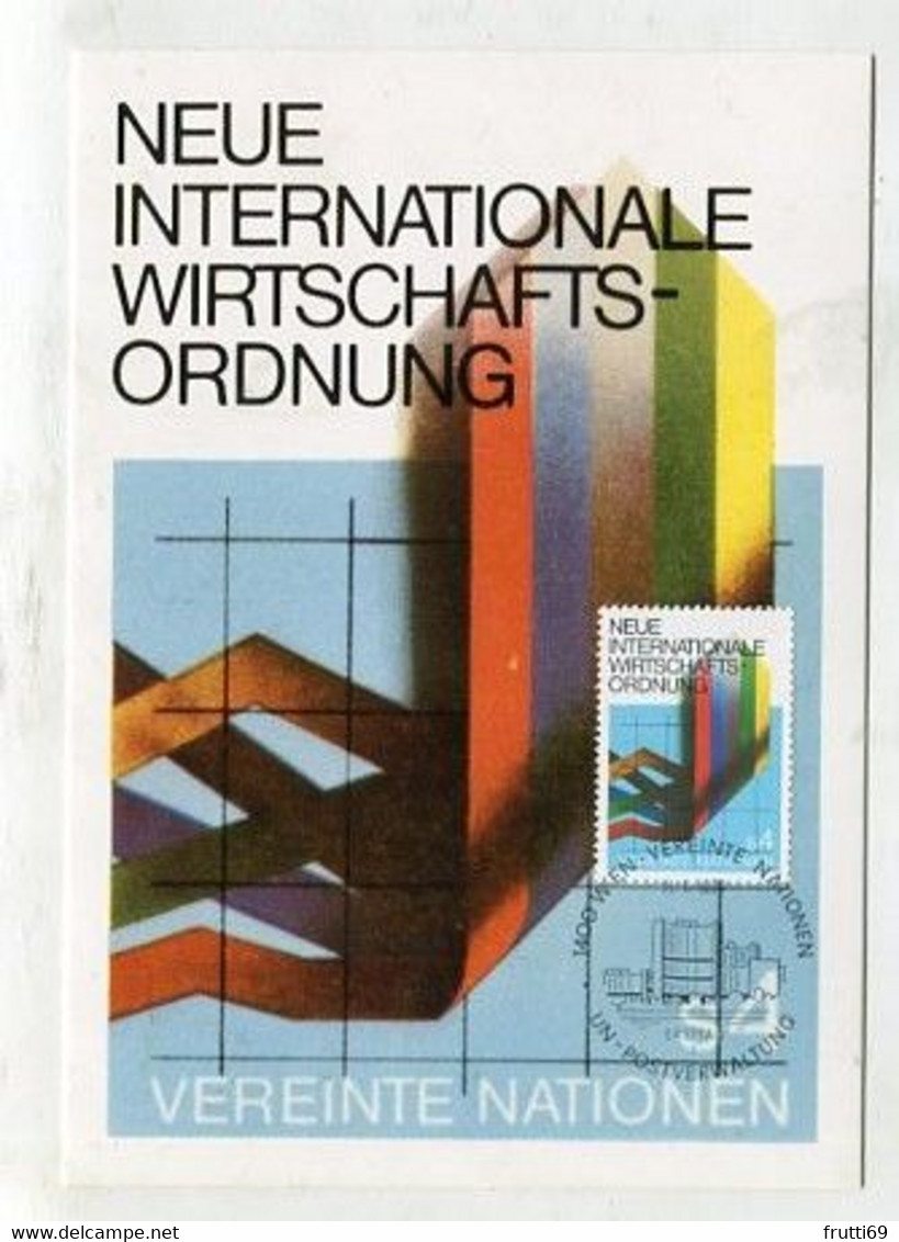 MC 099108 UNO VIENNA - Wien - Neue Internationale Wirtschaftsordnung - 1980 - Cartes-maximum