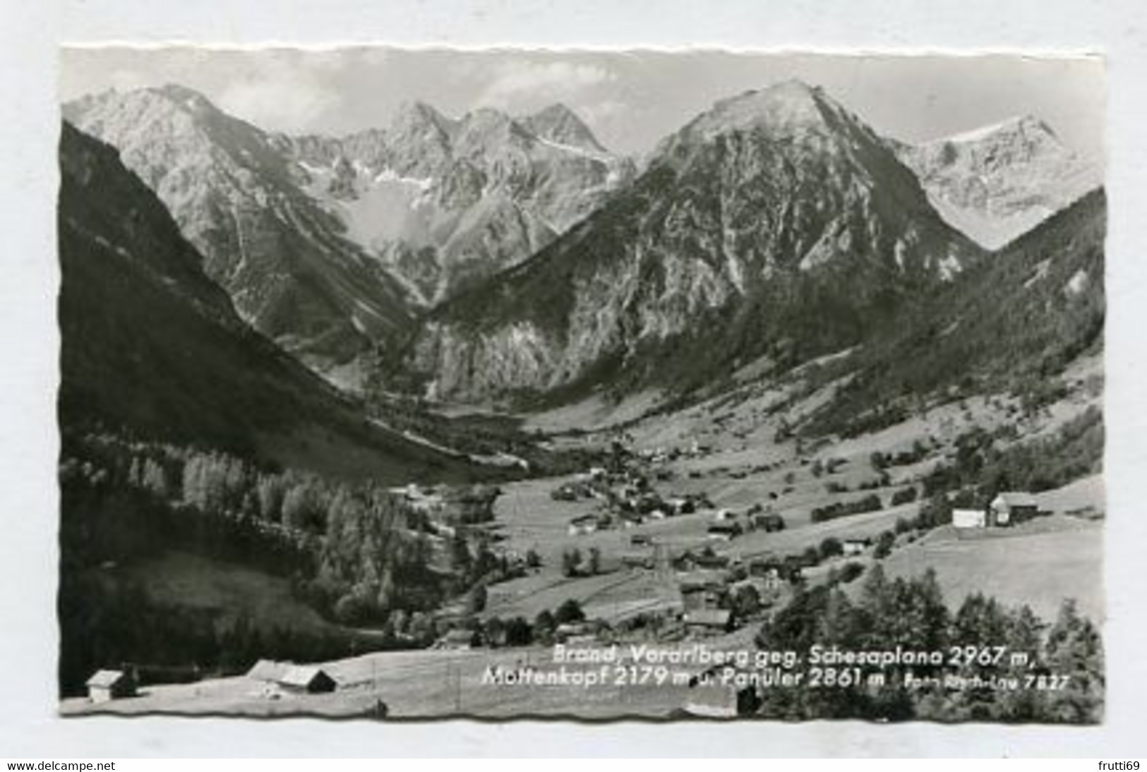 AK 099160 AUSTRIA  - Brand - Schesaplana - Brandertal