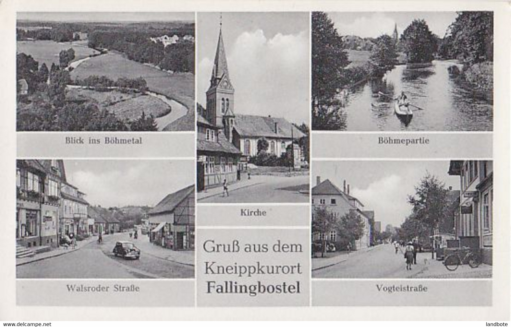 Gruß Aus Dem Kneippkurort Fallingsbostel - Bühmetal - Walsroder Str. - Vogteistr- - Fallingbostel