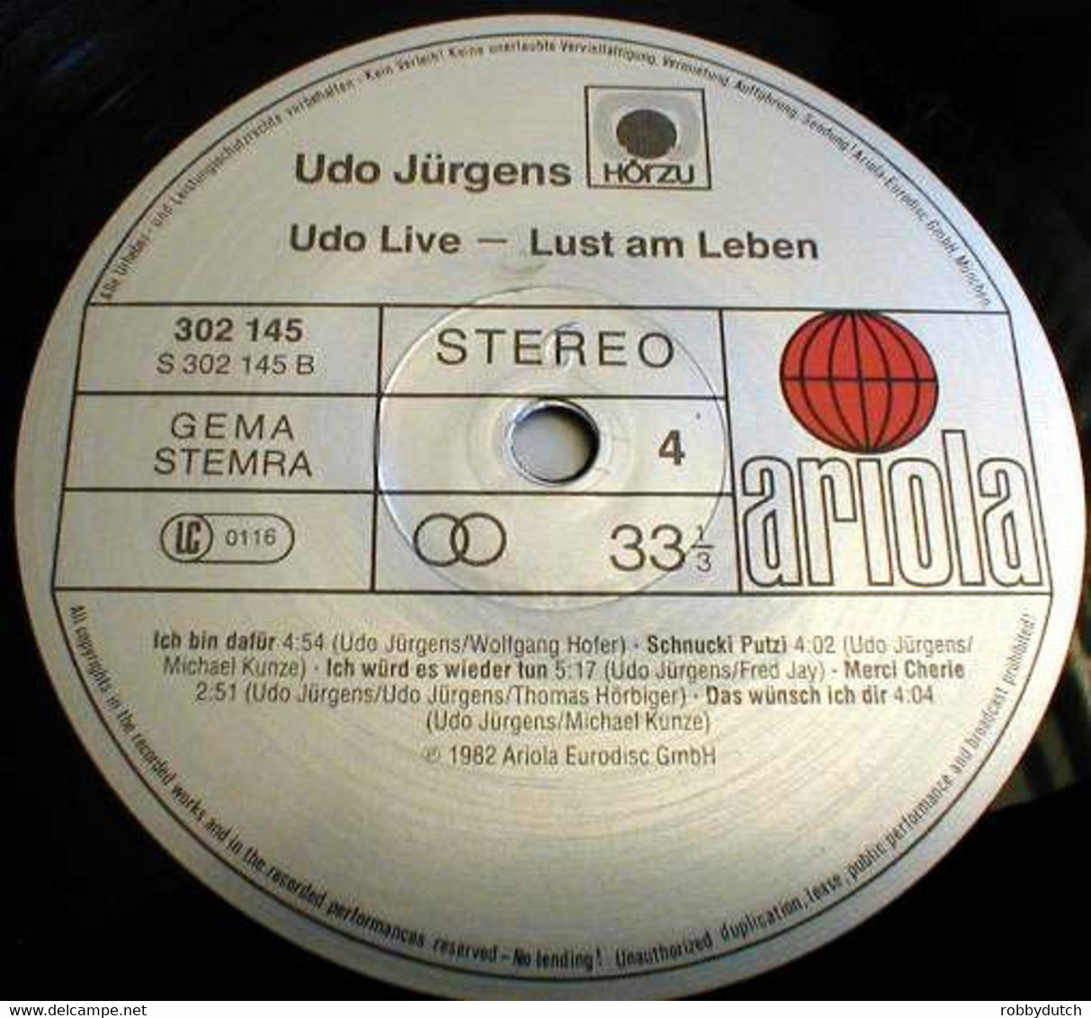 * 2LP * UDO JÜRGENS - LUST AM LEBEN (LIVE) (Germany 1982) - Sonstige - Deutsche Musik