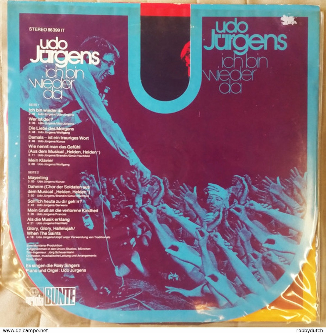 * LP * UDO JÜRGENS - ICH BIN WIEDER DA (Holland 1972) - Sonstige - Deutsche Musik