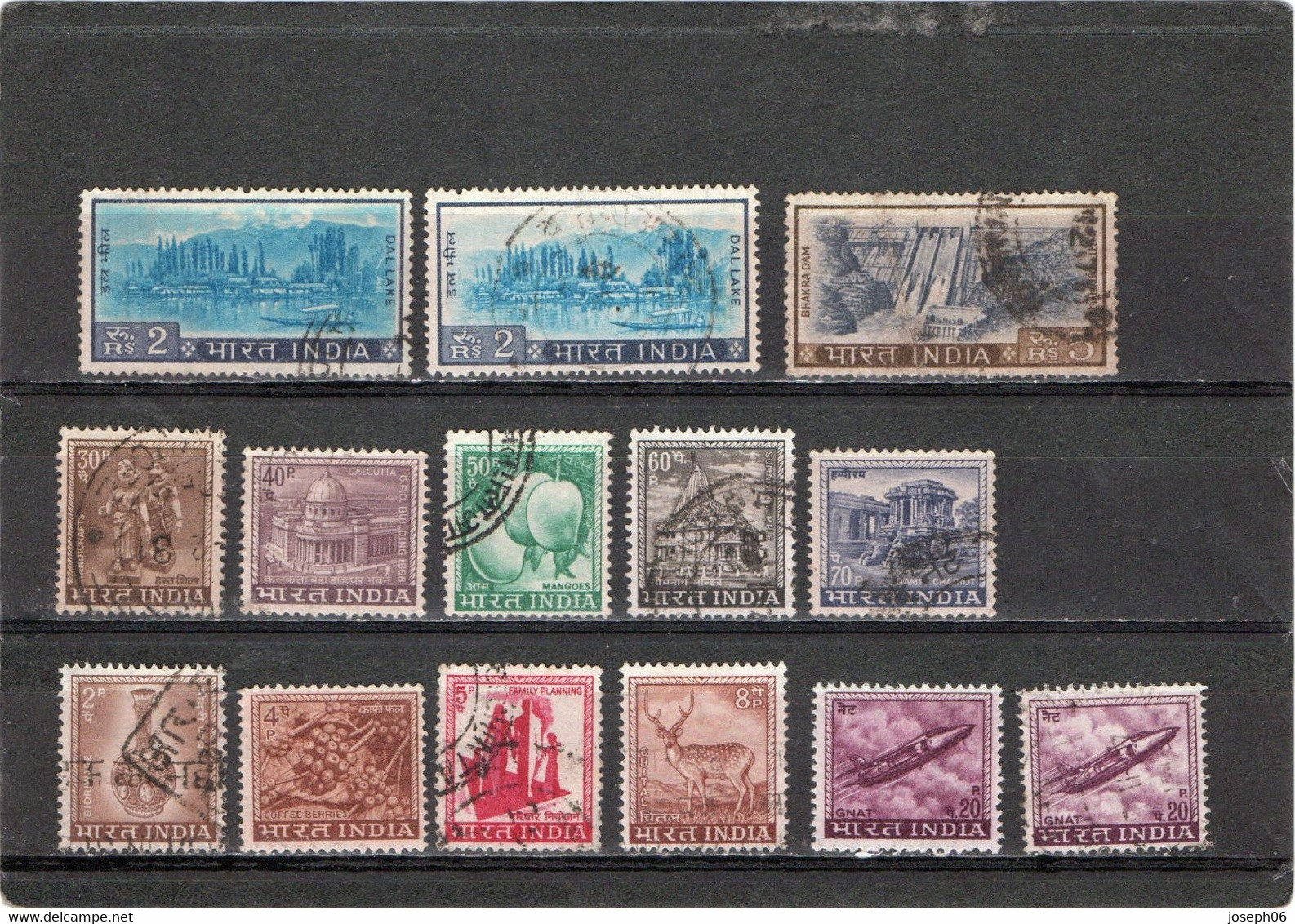 INDE   République  1967  Y.T. 222  à  232  Incomplet  Oblitéré  Manque 223 223A  Voir Détail - Used Stamps